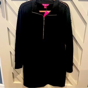 Lilly Pulitzer skipper dress in black, size medium. NWT